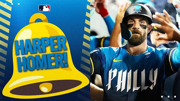 Bryce Harper rings the bell and adds to the Phillies lead with ANOTHER homer! 🔔