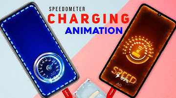 Enable Speedometer Charging Animation On Android |  Speedometer Charging Animation App