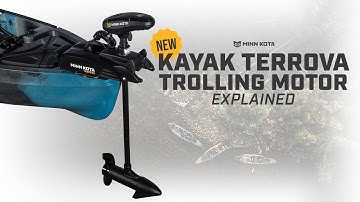 Kayak Terrova Trolling Motor [NEW from Minn Kota]