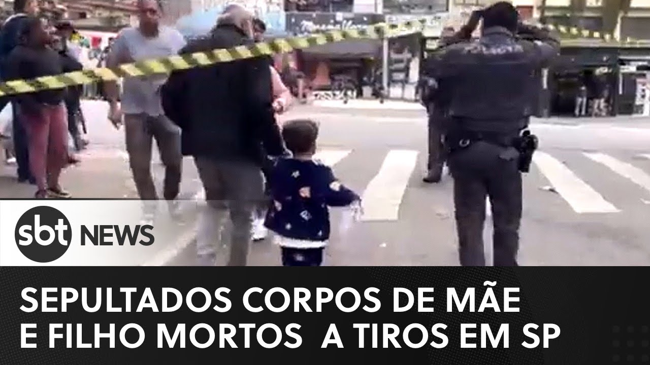 Corpos de mãe e filho mortos a tiros são sepultados em São Paulo | Repórter SBT (13/09/22)