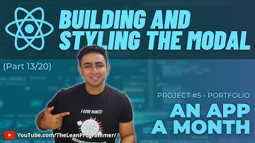 How to create a modal component in React using React Portals | React Mega Tutorial Project 4 Part 13