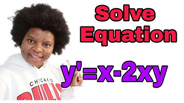 Solve the equation y