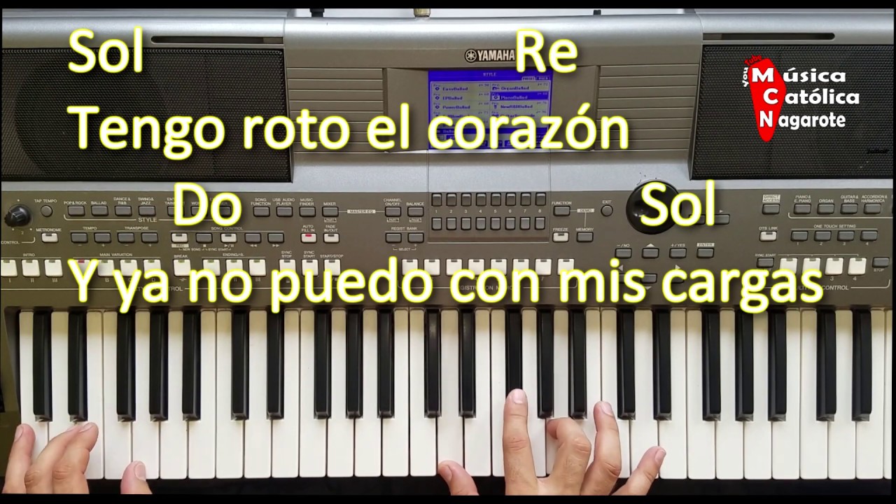 Llévate mi tristeza pista letra y acordes en Sol