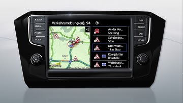 Volkswagen Car-Net Guide & Inform: Verkehrsinformationen