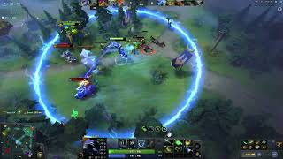 Удивительный лайнинг за разора #dota2 #дота2