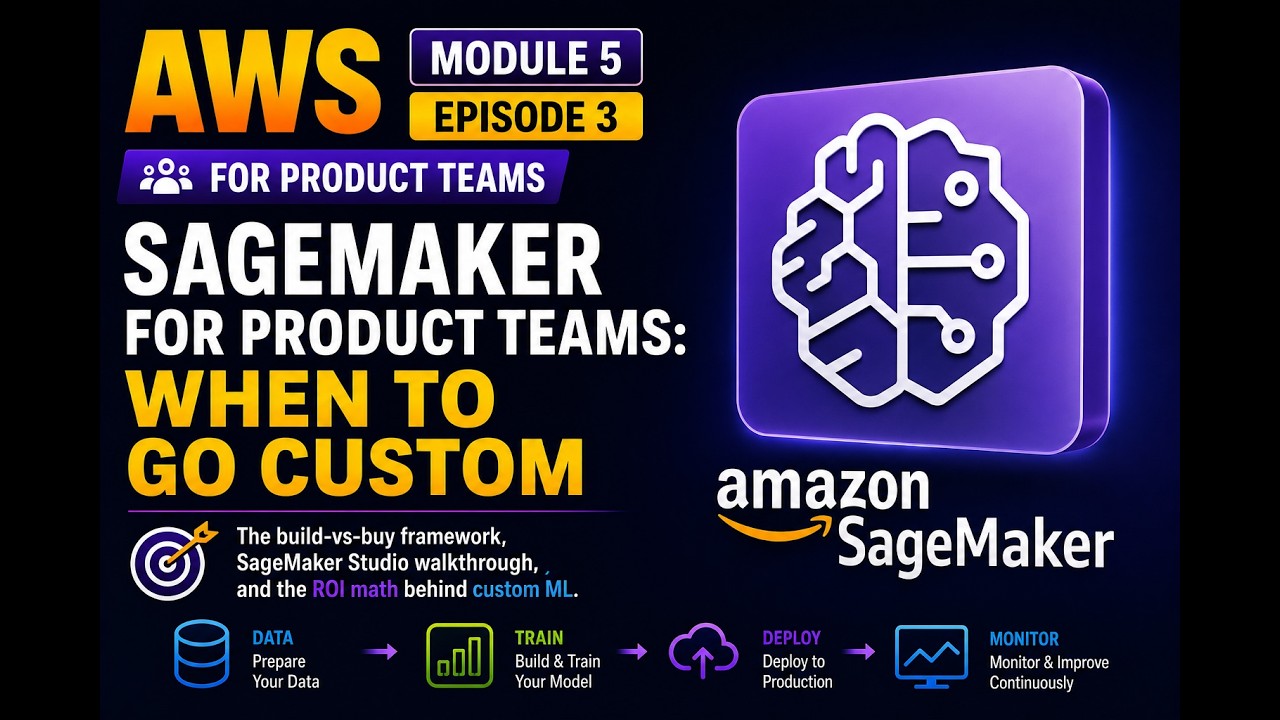 Amazon SageMaker: When to Go Custom with AI | AWS for Product Teams M5E3