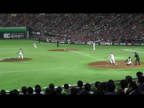 ホークス 内川 先制ライト前適時打！(2014パ CSファイナルS第6戦)