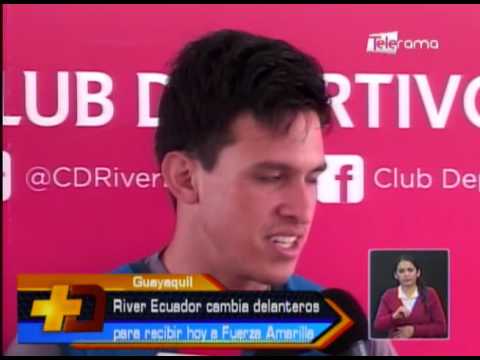 River Ecuador cambia delanteros para recibir hoy a Fuerza Amarilla