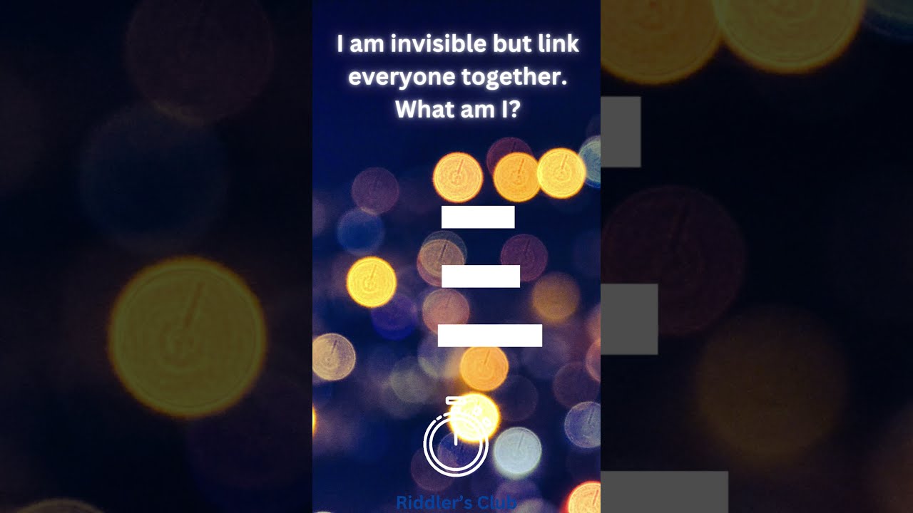 The Invisible Thread – What Links Everyone? #braintest #puzzleparadox #riddle