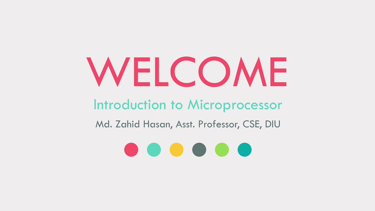 Microprocessor Lesson 2 - YouTube