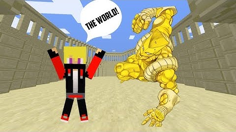 How to get a the world (Jojo bizzare) episode 1-Stand Follow on Minecraft|Command Block creation