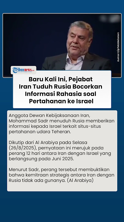 Pejabat Iran Tuduh Rusia Bocorkan Informasi Rahasia soal Pertahanan ke Israel: Moskow Tak Berguna