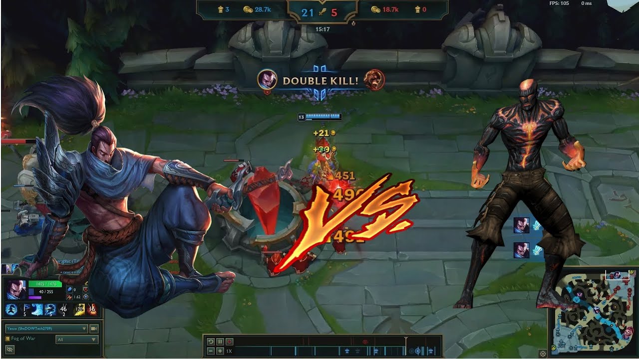 Platin Yasuo Vs. Brand Top Lane Commentary [ENG] [18/0/1]