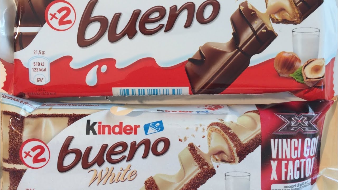 ASMR Unboxing Kinder Bueno White VS Kinder Bueno 