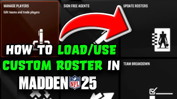 Madden 25 - How To Load and Use Custom Roster For Franchise