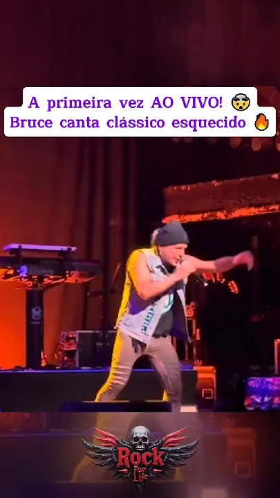 Bruce Dickinson toca Flash of the Blade ao vivo pela 1ª vez! 🤯🔥