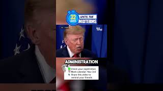 Trump is really doubling down on this "everything is great" message ahead of the midterms #shorts