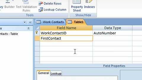Choose Good Field Names in Access 2007