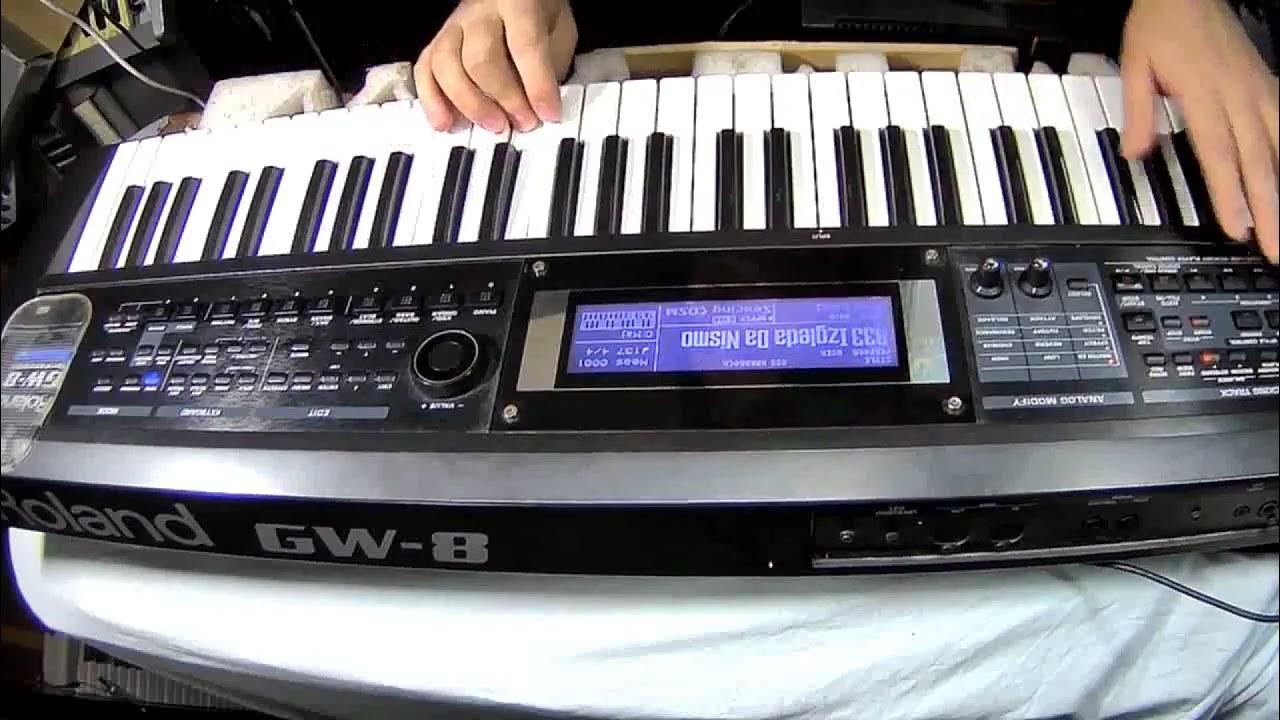 Roland GW8 sound and styles while playing different popular songs
