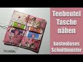 Teebeutel Tasche nähen I Nähanleitung I Sanni macht das