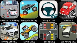 Advance Car Parking, Mini Racing, Bus Parking King, Car Driver 2, Driving School, Renegade Racing... screenshot 4
