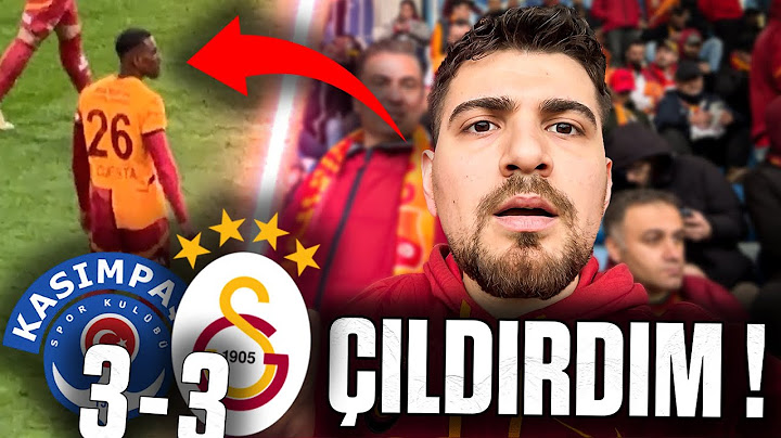 CUESTA ORUÇLUYKEN ÇILDIRTTI TRİBÜNLER KARIŞTI | Kasımpaşa 3-3 Galatasaray Deplasman Stad Vlog