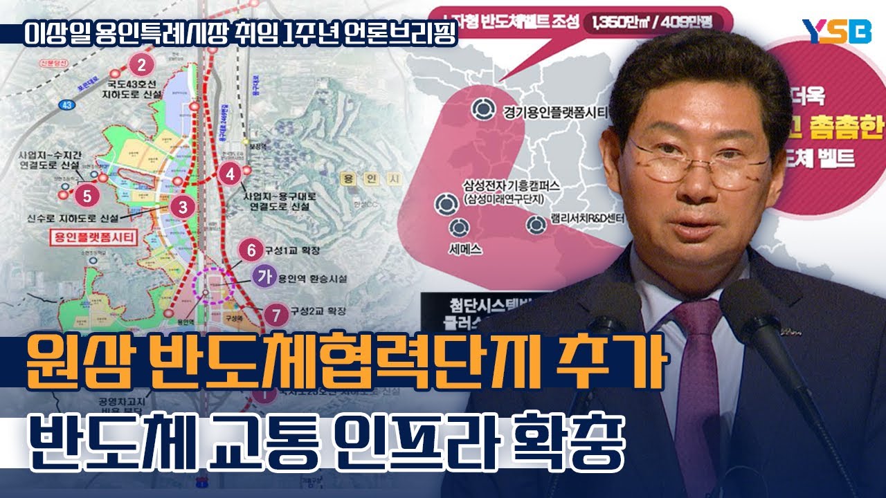 반도체 산단 배후도시 건설, GTX 용인역 복합환승센터 개발한다는 용인시