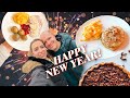 WHAT I ATE ON NEW YEAR&#39;S EVE / NYE Vlog