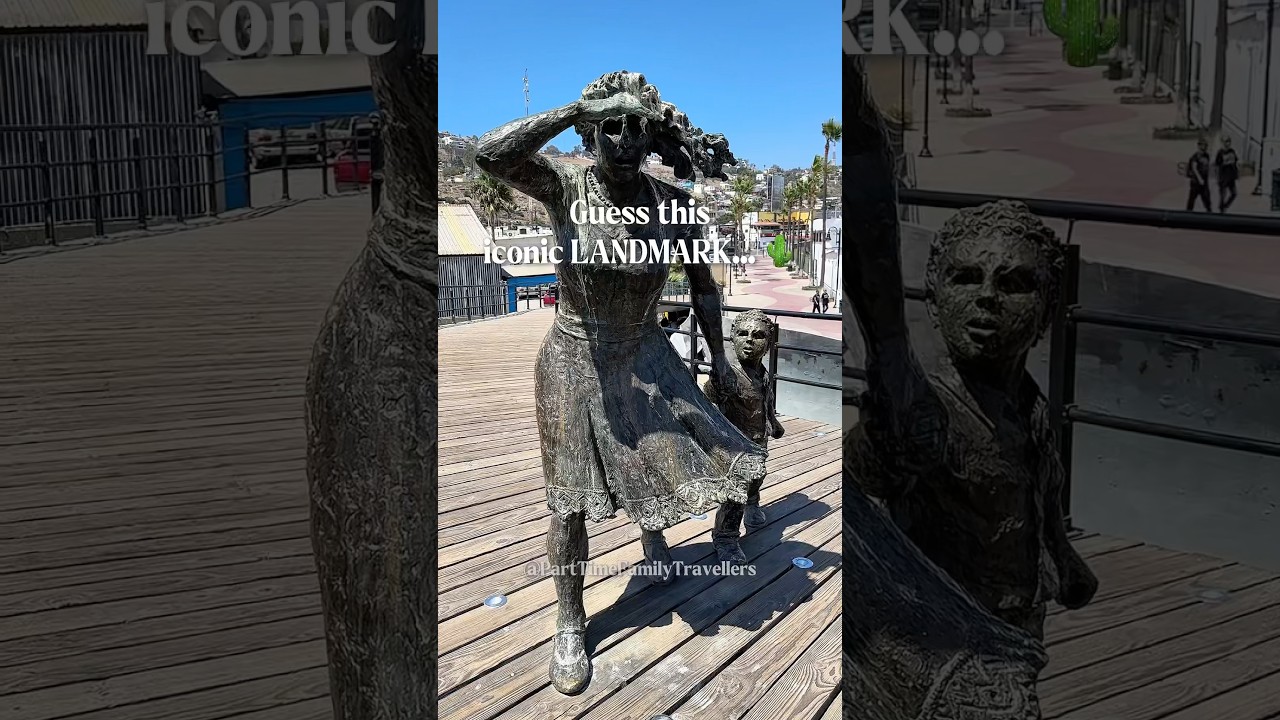 POV: You're exploring Ensenada🇲🇽 and find these iconic statues. 🤔 Does anyone know this? 🗿