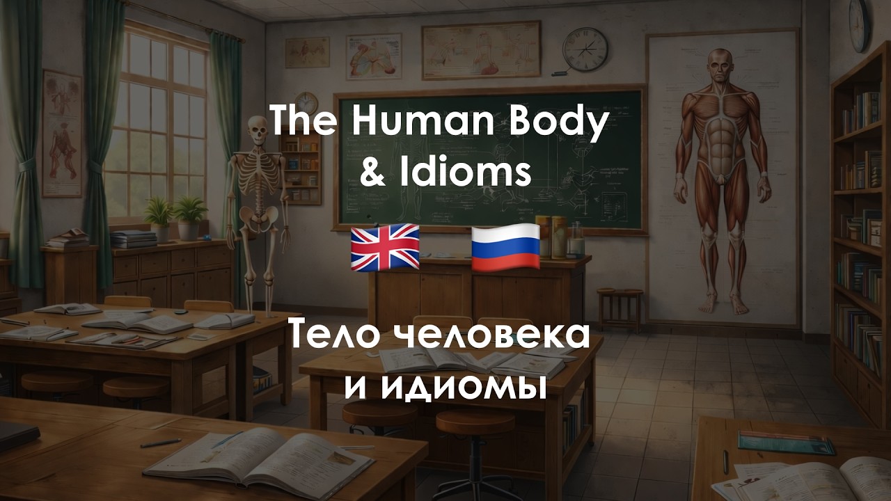 Анатомия на английском 💪 | 200+ слов с произношением