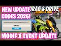 *NEW* ALL MODIF X EVENT UPDATE CODES FOR DRAG DRIVE SIMULATOR! DRAG DRIVE SIMULATOR CODES