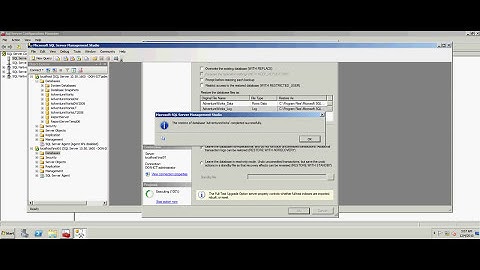 Microsoft SQL 2008 SERVER -- Fix : Error: 1418 Mirroring