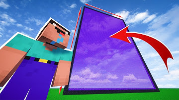 NOOB FOUND THE BIGGEST PORTAL IN MINECRAFT ! SCARY TROLLING !!! AMV SHORT Animation