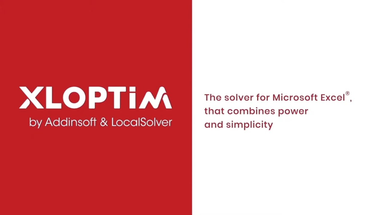 Addinsoft chooses Hexaly for powering its new product XLOPTIM