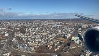 [4K] ICN-BOS Korean Air Boeing 777-300ER Landing at Boston Logan International Airport