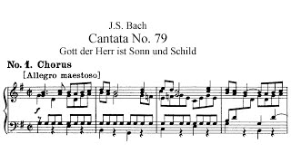 J.S Bach - Gott der Herr ist Sonn und Schild, BWV 79 {Vocal score}
