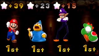Mario Party 9 - Mario, Yoshi, Waluigi, Magikoopa - Boo's Horror Castle