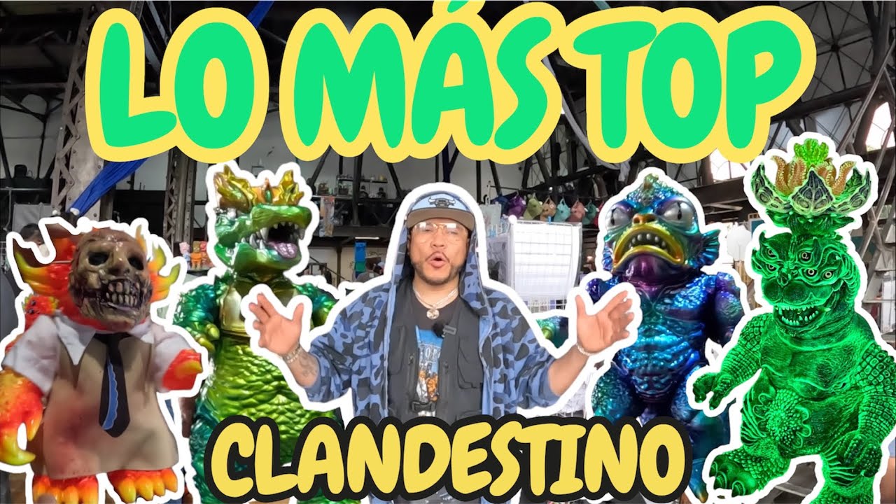 LO MAS TOP DE SOFUBI Y ART TOY EN MEXICO -EL CLANDESTINO - FIGURAS DE COLECCION PARA TODO EL MUNDO