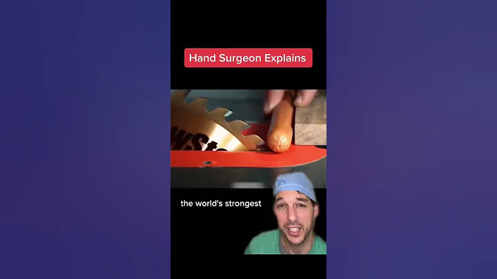 World’s strongest hotdog? #SawStop #TableSaw #WorkSafety #Hand #Surgeon #Hotdog #Medical