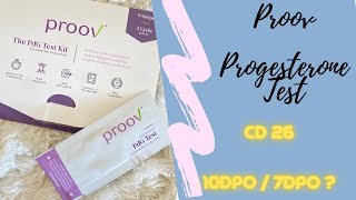 Proov Progesterone Test Cd 26 10Dpo7Dpo Ttc Journey Is Af Coming ? Ttc Baby1