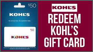 How To Redeem Kohl's Gift Card Online 2022? Use Kohl's Gift Card Tutorial