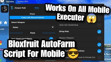 New Bloxfruit Script Best AutoFarm For Arceus X Fluxus Delta