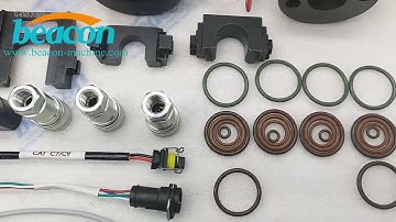 Professional HEUI Injector Test Bench Mounting Adapters & Clamps (CAT C7/C9, 3126B, Ford, Navistar)