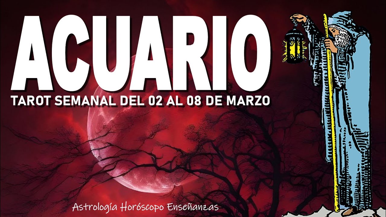 ACUARIO ♒ ¡POR ESTO ERA POR LO QUE LA COSA NO... ♒ 😲👏💞 TAROT SEMANAL 🌟 Horoscopo Amor Trabajo Dinero