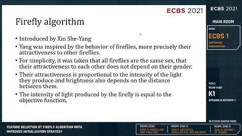 ECBS 1   Feature Selection by Firefly Algorithm with Improved Initialization Strategy