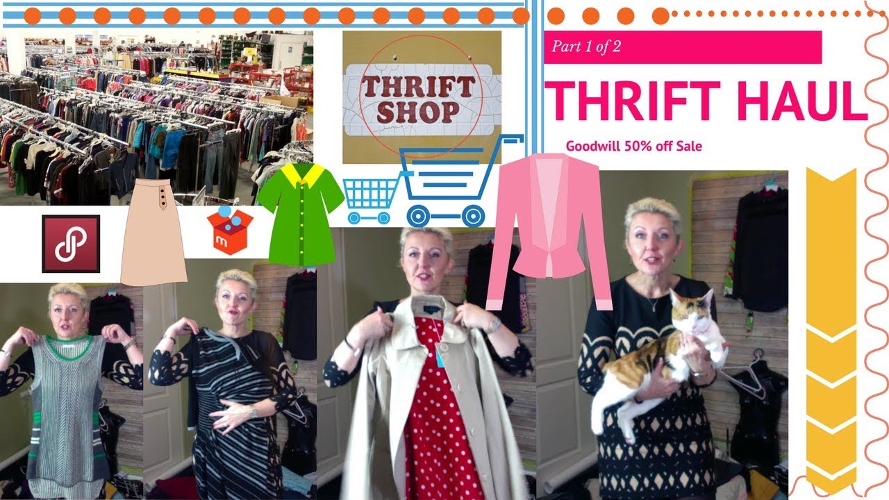 Reseller Vlog Thrift Haul Video Part 1 of 2 - Goodwill 50% Off Shopping Spree