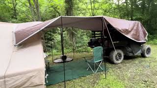 Camping In The Middle Of Nowhere West Virginia-SXS-Inflatable Tent