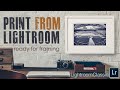 How to Print from Lightroom to fit into a Photo Frame