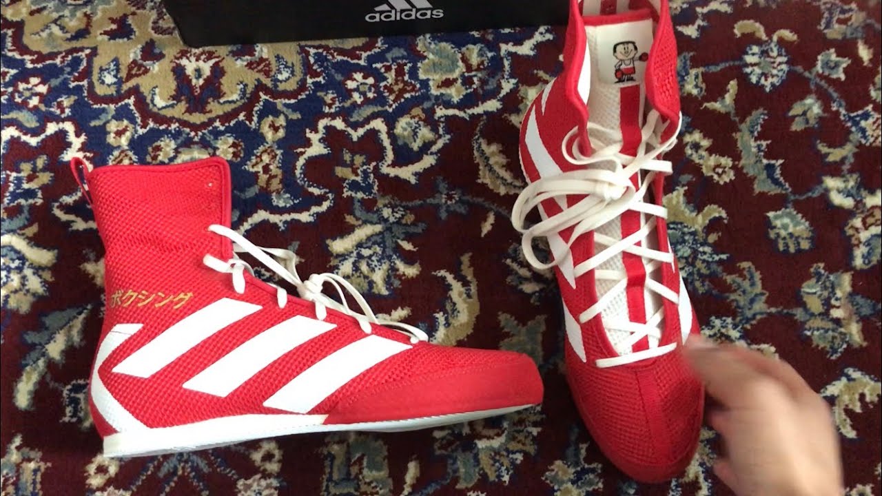 adidas box hog 3 red