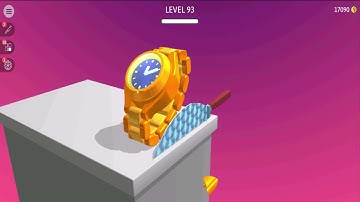 ASMR Cutting Game! Relaxing Sounds! Satisfying ASMR Video Level 91 to 95